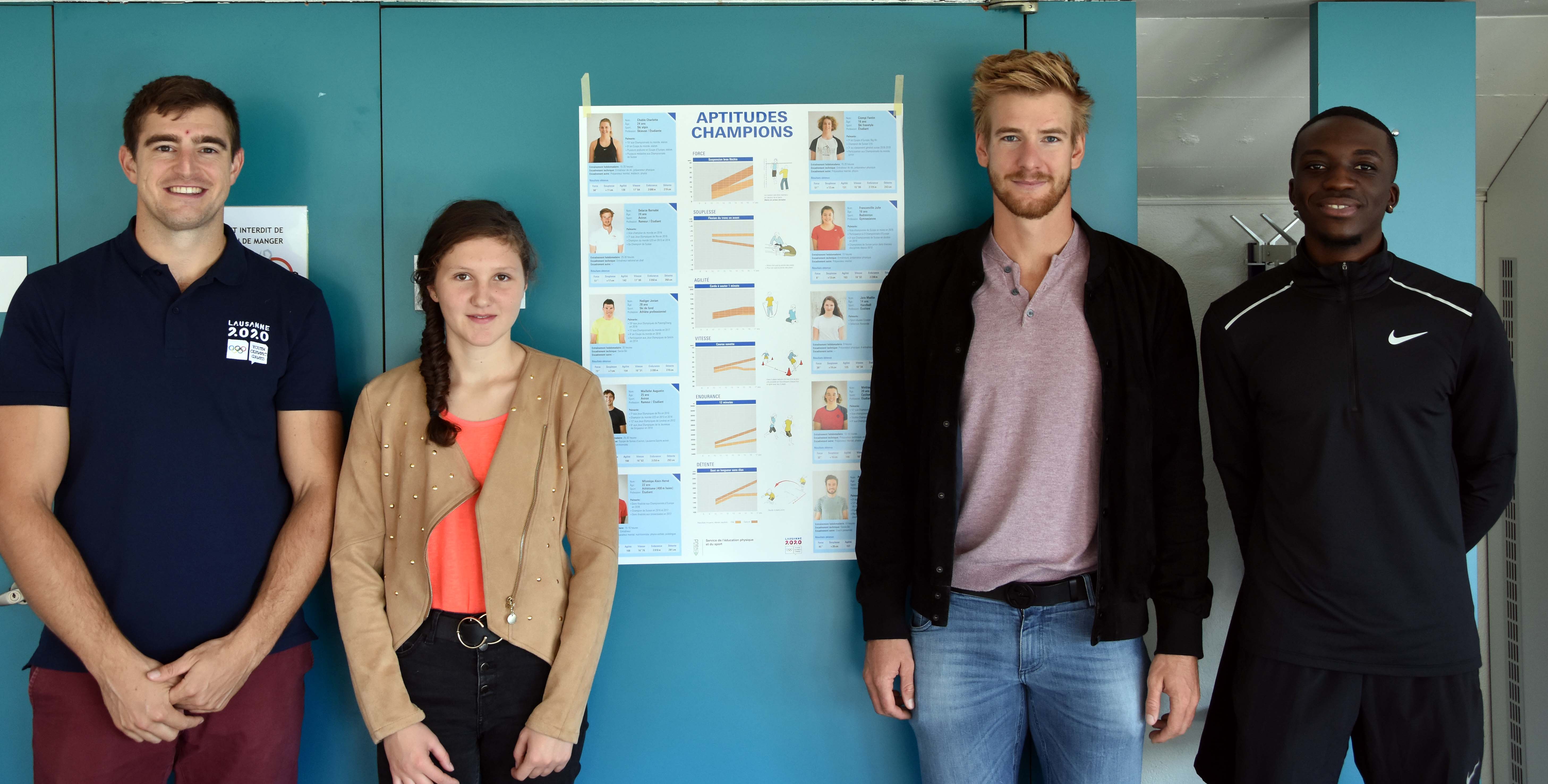Un poster pour intéresser les élèves vaudois aux Jeux olympiques de la jeunesse